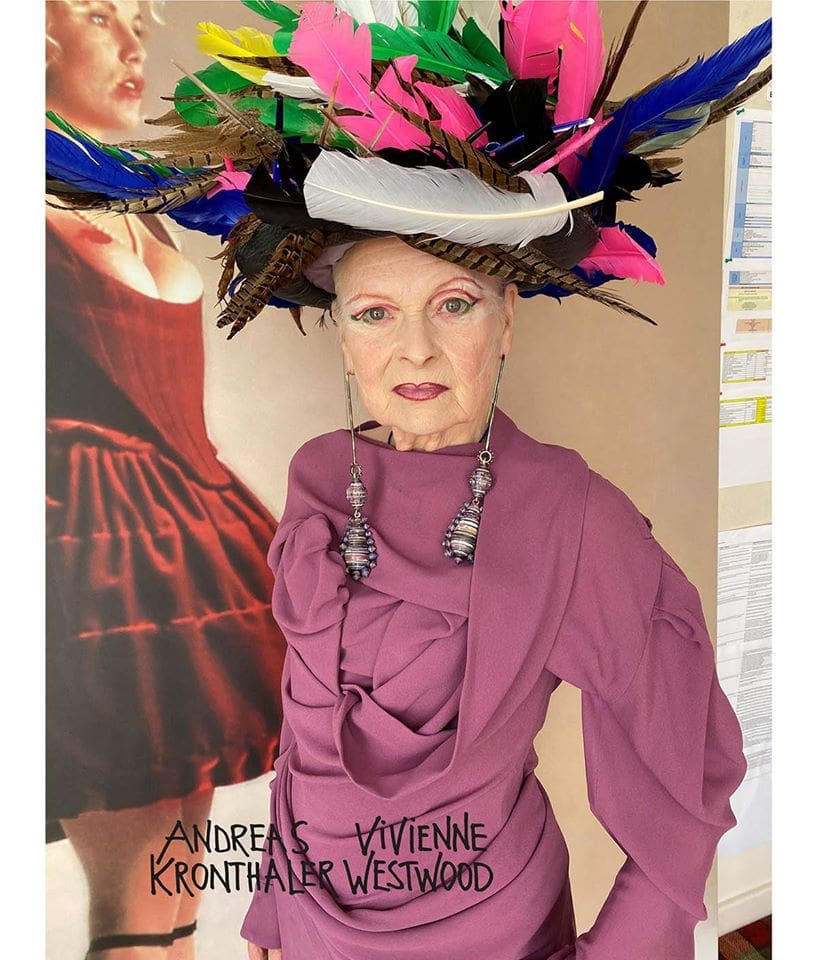 Vivienne Westwood é estrela da campanha de sua marca homônima