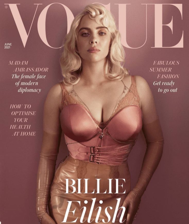 Billie Eilish Capa Vogue Britânica