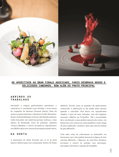 Gastronomia no Hôtel Plaza Athénée e Le Bristol, de Paris