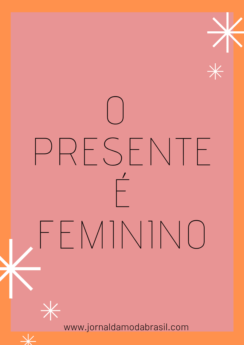 o presente é feminino - feminismo - sororidade - poster