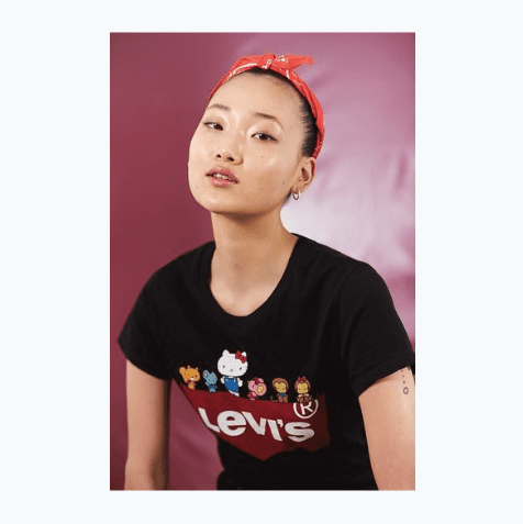camiseta hello kitty e levis moda look streetwear camiseta hello kitty e levis moda look streetwear